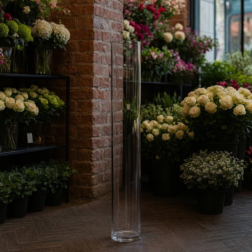 Cylinder Glass Vase GS-417