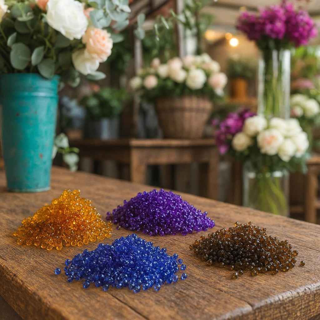 Gel colored pearl- Small Ball