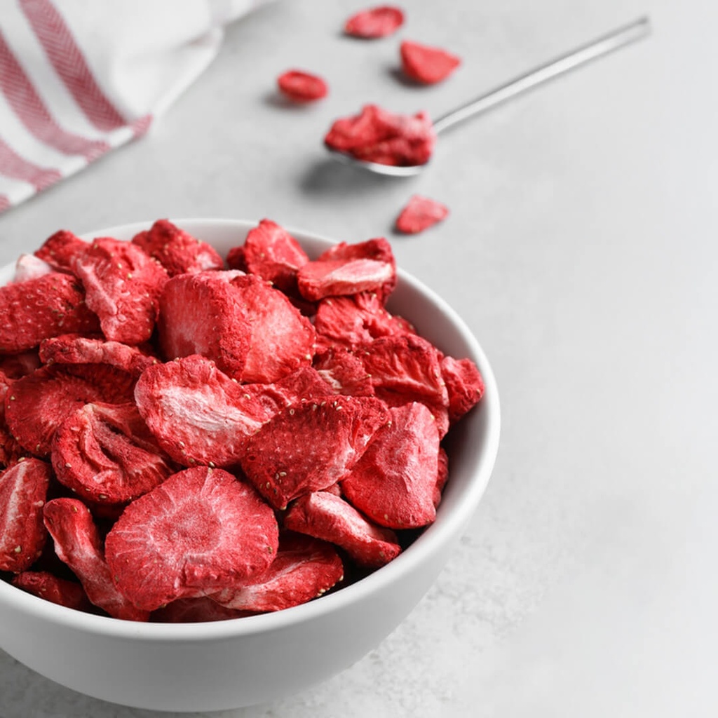 Crunchy Freeze-Dried Slice Strawberry Pure