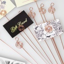 Metal Card Holder - Nota Shape