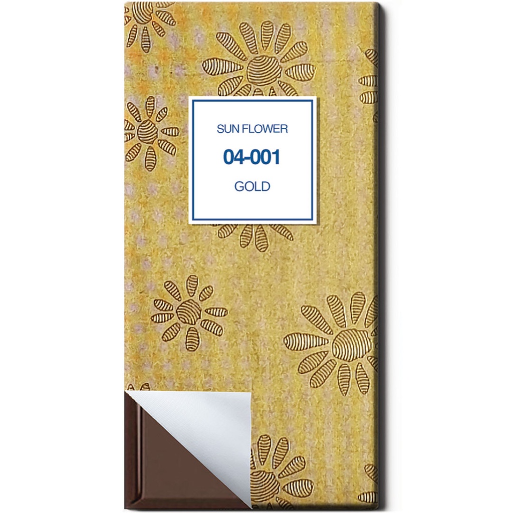 Chocolate Paper - Laminated - SUN FLOWER