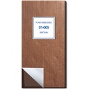 Chocolate Paper - Laminated - PLAIN EMBOSSED