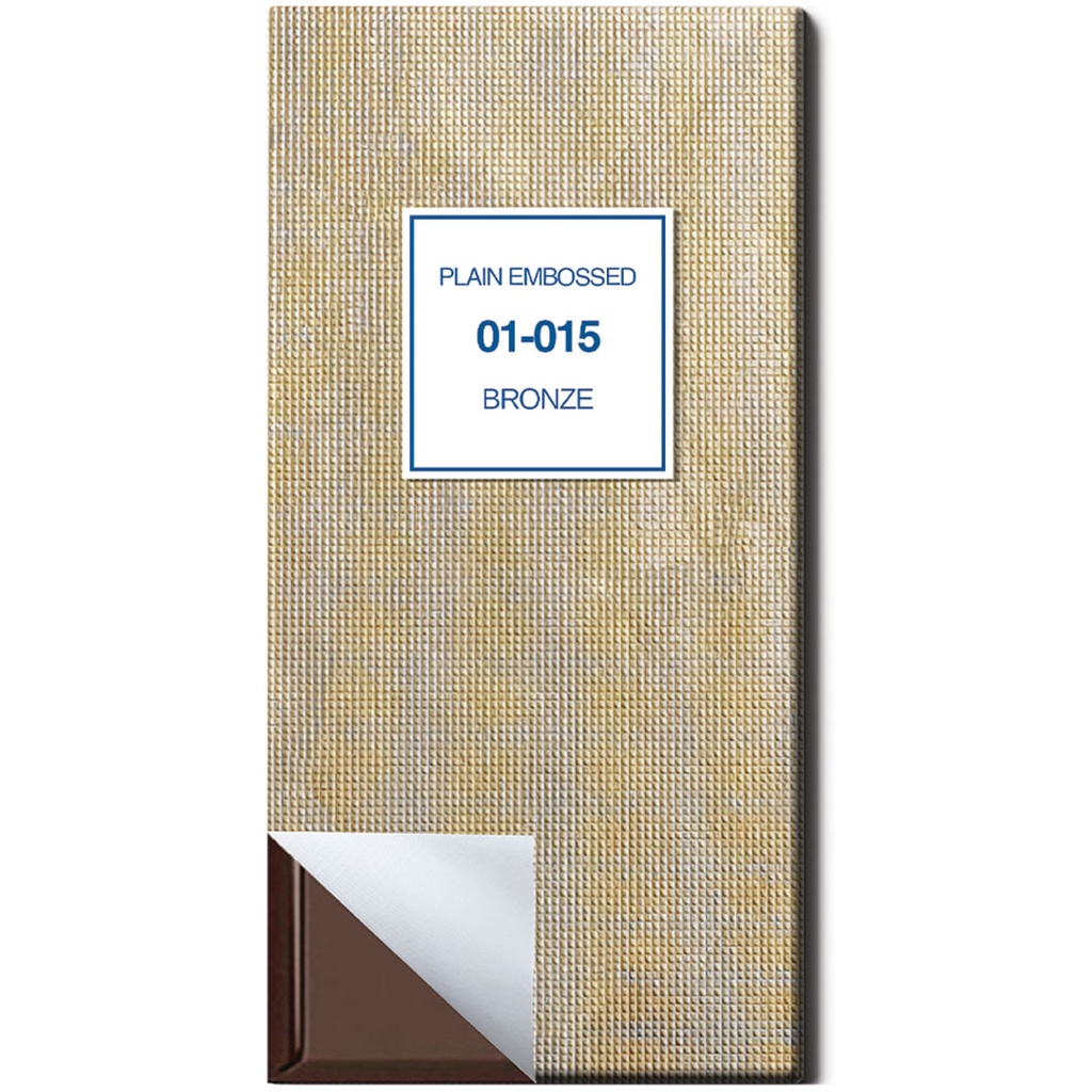 Chocolate Paper - Laminated - PLAIN EMBOSSED