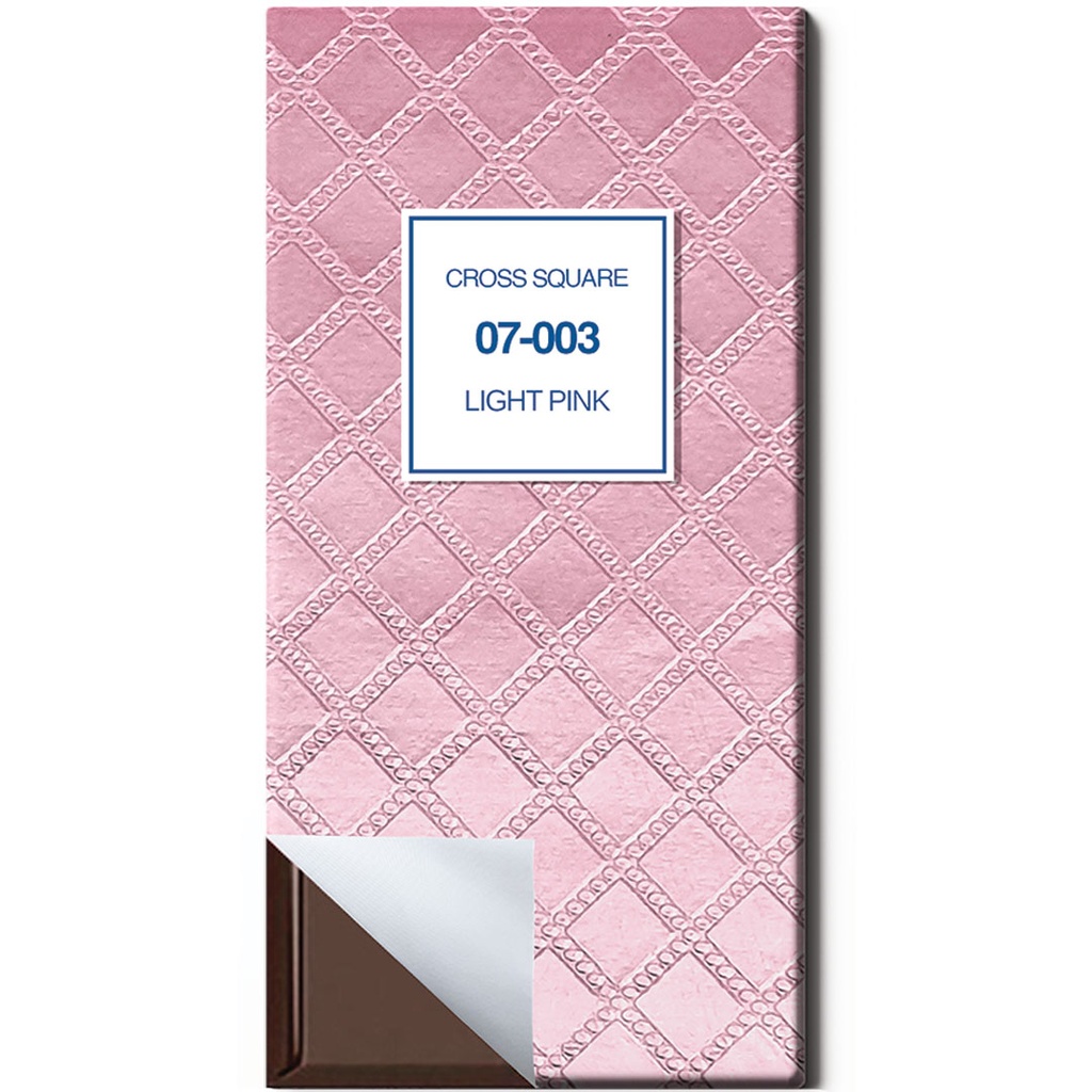 Chocolate Paper - Laminated - CROSS SQUARE