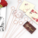 Metal Card Holder - Circle Shape