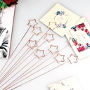 Metal Card Holder - Star Shape