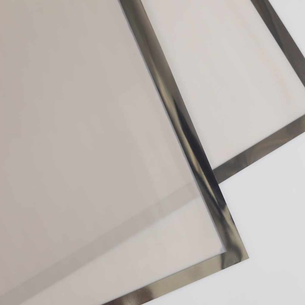 Gift Paper - Silver Edge