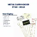 FL-1027 Metal Card Holder - Star Shape GOLD 5.webp