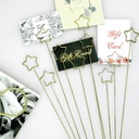 Metal Card Holder - Star Shape