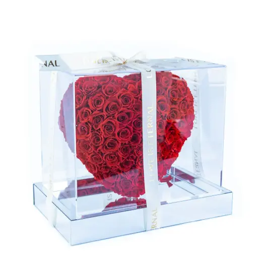 Preserve Flower Heart Decoration