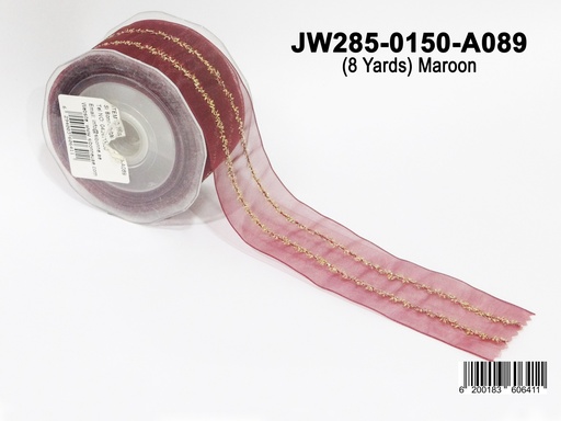 [02-037-06411] Ribbon/ JW285-0150-A089- 8yd 06411