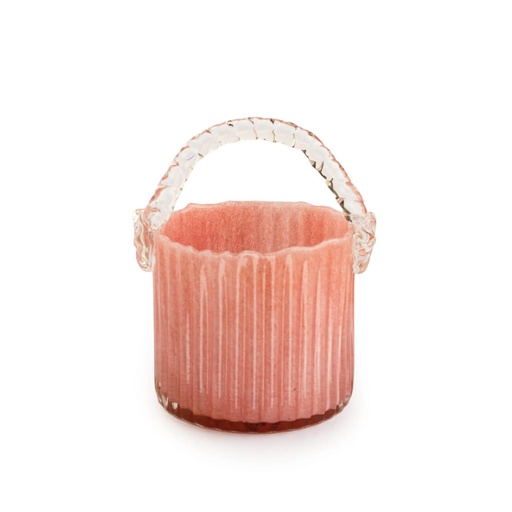 [GS-1190] Basket Glass Vase - GS-1190