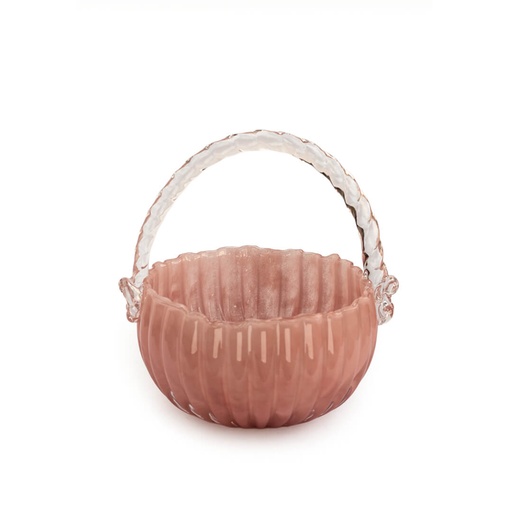 [GS-1192] Basket Glass Vase - GS-1192