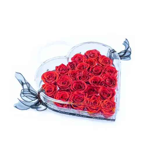 [FLW-399] Preserve Flower Heart Box Decoration FLW-399