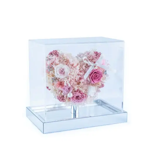 [FLW-404] Preserve Flower Deco Heart Decoration FLW-404