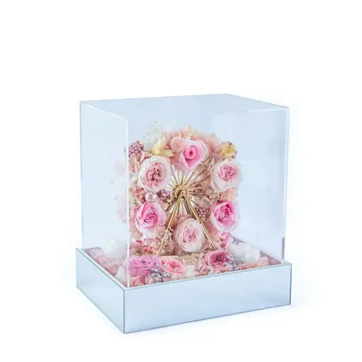 [FLW-405] Preserve Flower Ferris Wheel Decoration FLW-405