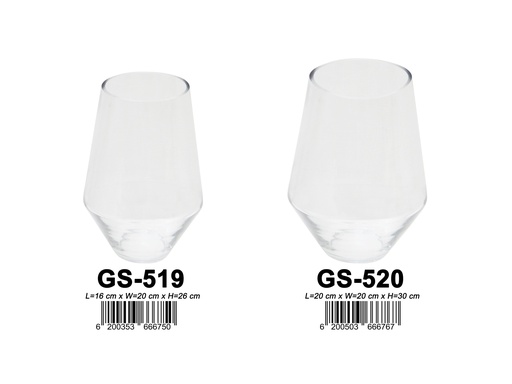 [05-011-66750] Glass Vase GS-519