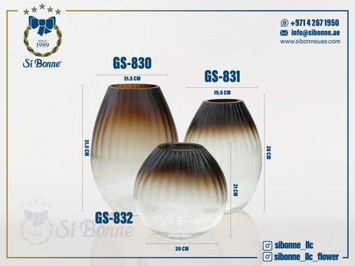 [GS-831] Glass Vase GS-831