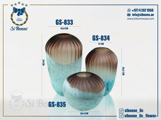 [GS-834] Glass Vase GS-834