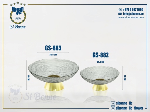 [GS-883] Glass Vase GS-883