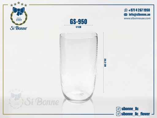 [GS-950] Glass Vase GS-950