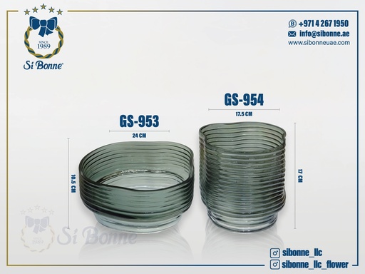 [GS-953] Glass Vase GS-953