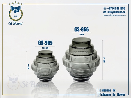 [GS-965] Glass Vase GS-965