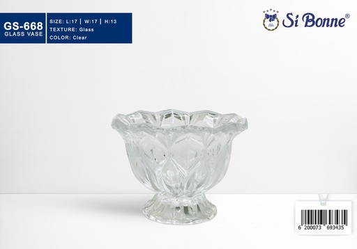 [GS-668] Glass Vase GS-668