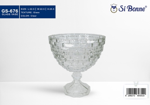 [GS-676] Glass Vase GS-676