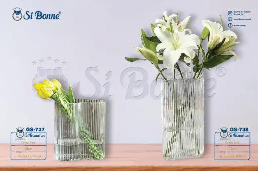 [GS-737] Glass Vase GS-737