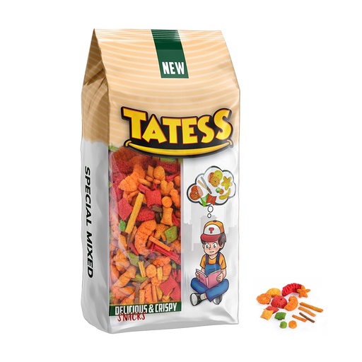 [Tatess 450] TATESS CORN CHIPS - Special Mix 450 G
