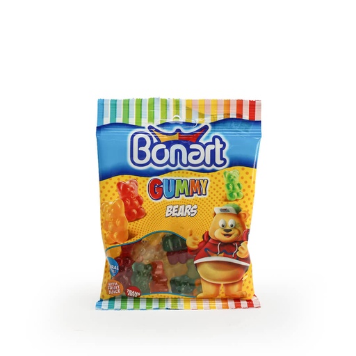 [9259] Bonart Gummy Bears Jelly Candy PL Bag - 80g