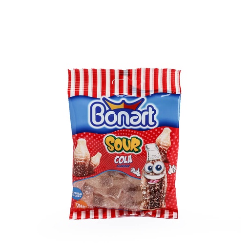 [9263] Bonart Gummy Sour Cola Jelly Candy PL Bag - 80g