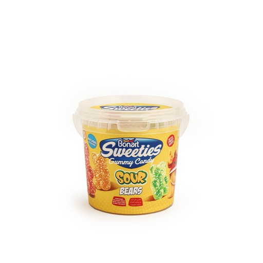 [9267] Bonart Sweeties Gummy Sour Bear PL-IML Bowl - 160g