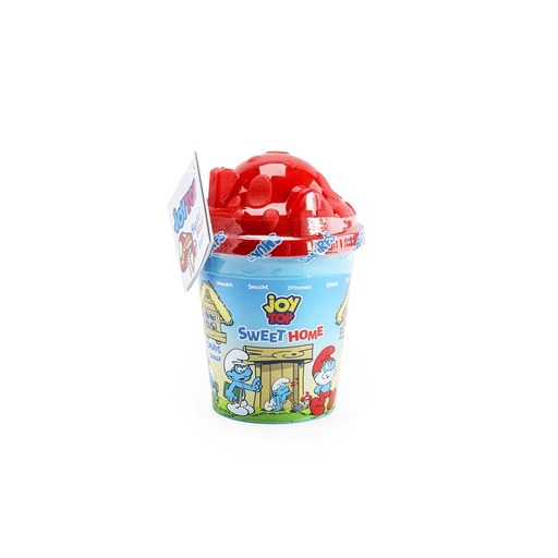 [9234] JoyTop Smurfs  Sweet Home Lollipop with Surprise Toy - 11g