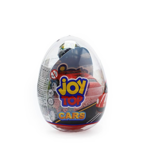 [9190] Joytop Cars Crystal Egg Lollipop with Surprise Toy - 11g
